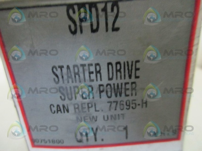 ALLIS CHALMERS SPD12 STARTER DRIVE NSMP