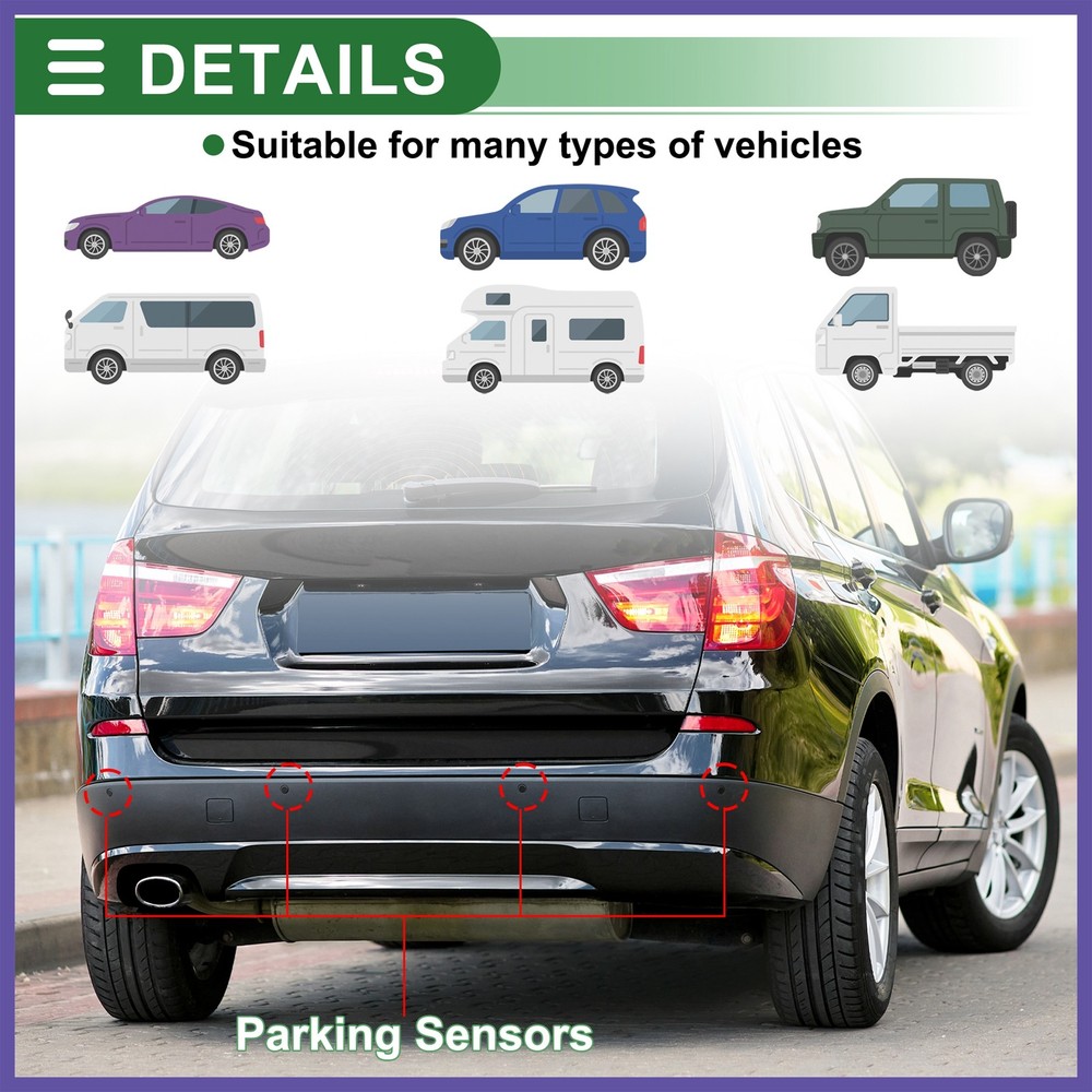 Auto Reverse Backup Radar System 4Parking Sensors