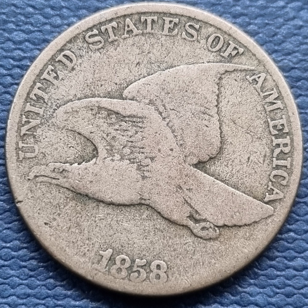 1858 Flying Eagle Cent 1c Better Grade #70377
