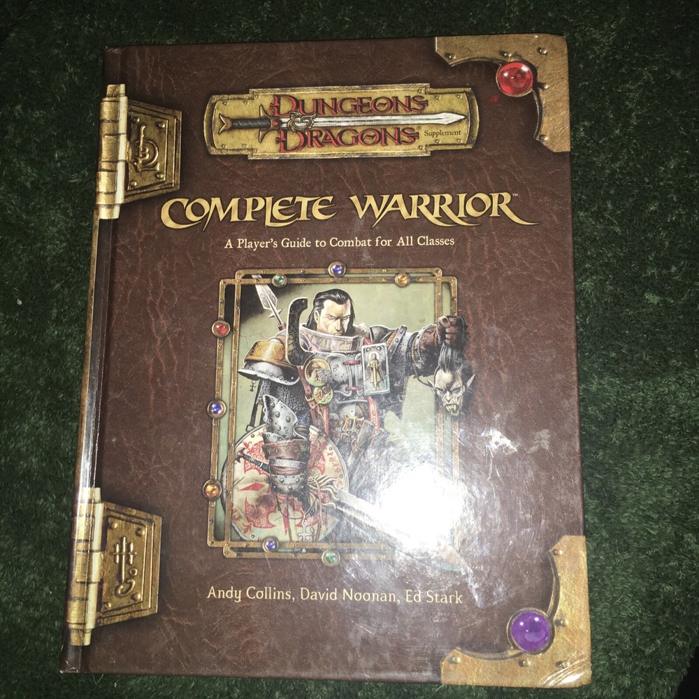 COMPLETE WARRIOR D&D Dungeons and Dragons HB D20 Wizards 8752