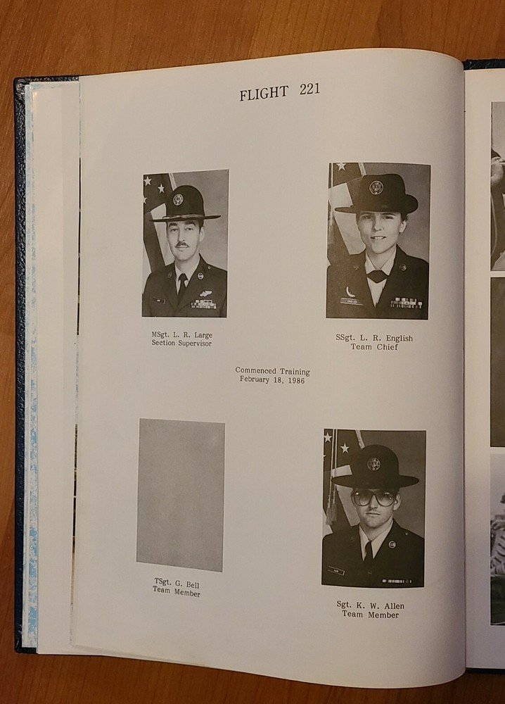 Lackland Air Force Base Basic Training 1984 Fight 272/221 Squadron 3743 Yearbook