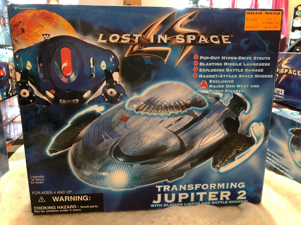 vintage LOST IN SPACE TRANSFORMINGJUPITER 2 SPACE SHIP