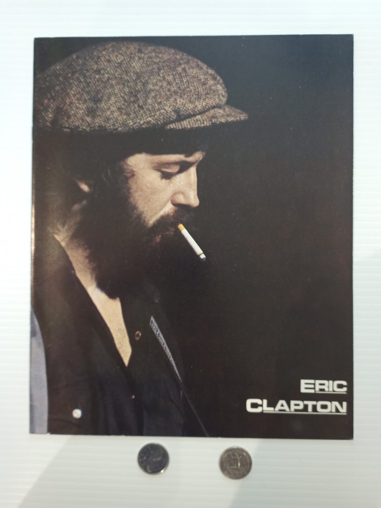 1981 Eric Clapton Concert Tour Program