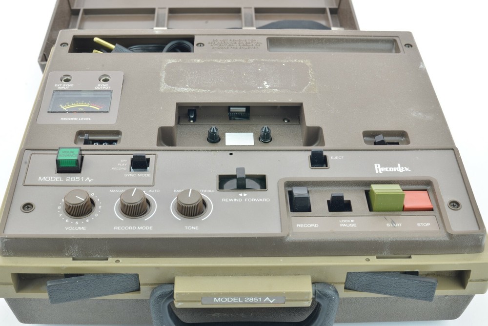 Recordex Cassette Systems Model 2851 Portable Cassette Player