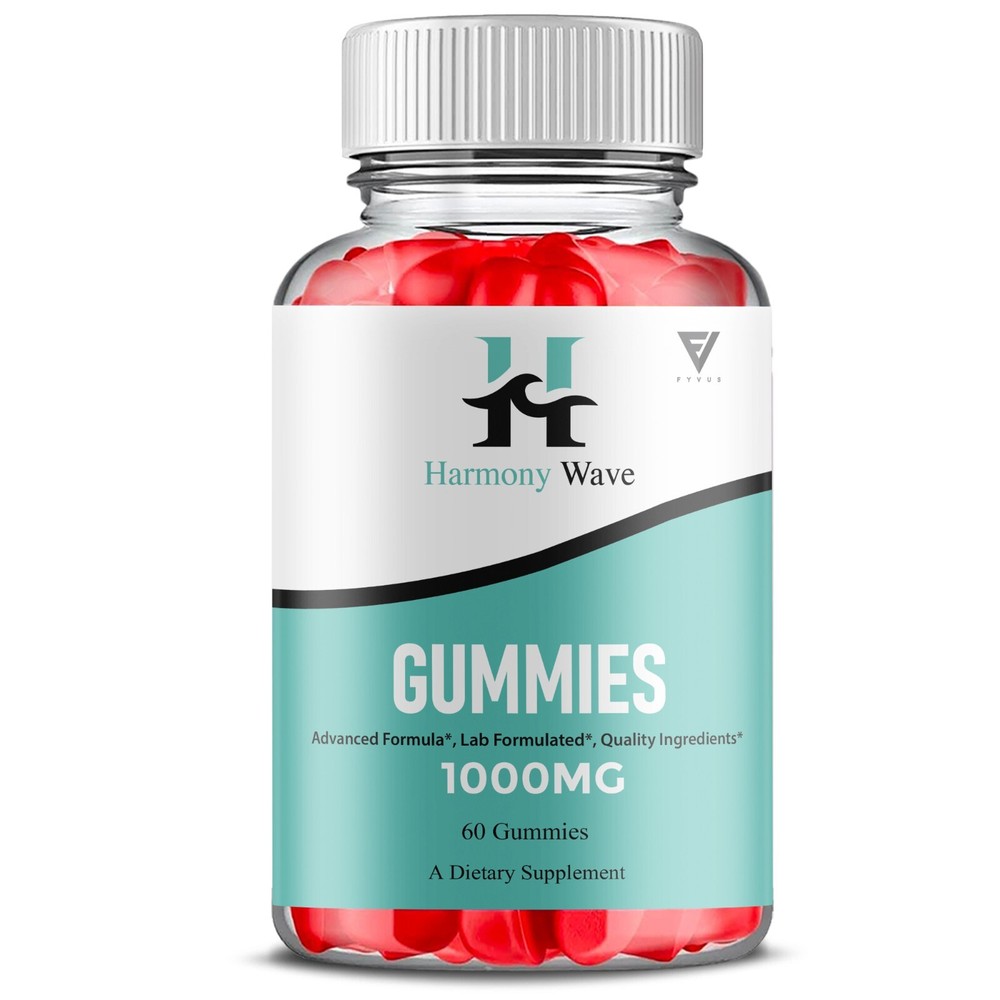 Harmony Wave Gummies, HarmonyWave Max Strength Supplement (60 Gummies)