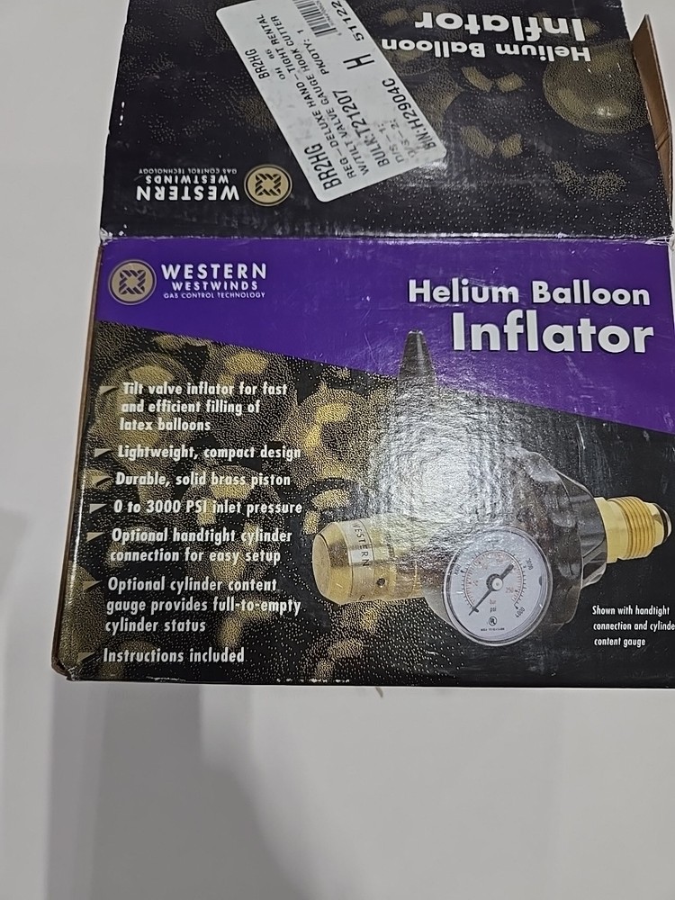 Western Westwinds Helium Ballon Inflator Plus Extras