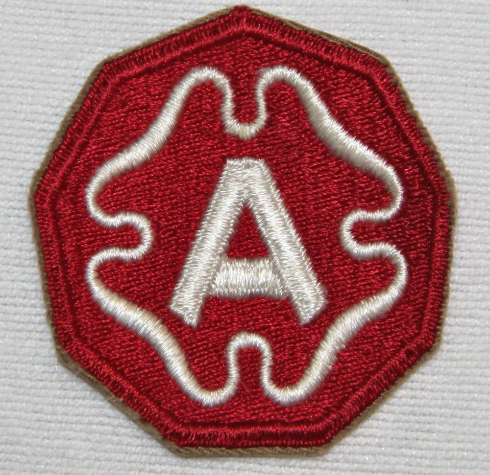 ORIGINAL WWII 9TH ARMY PATCH