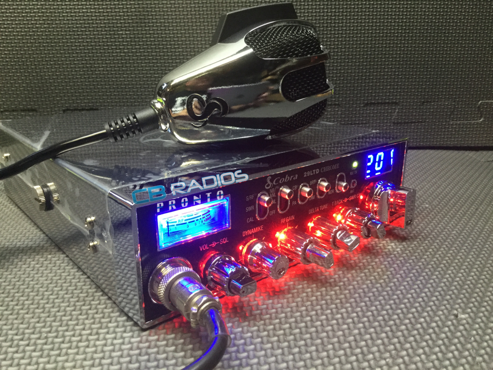 Cobra 29 LTD Chrome - RED NITRO LED LIGHT RINGS + PERFORMANCE TUNED + ECHO