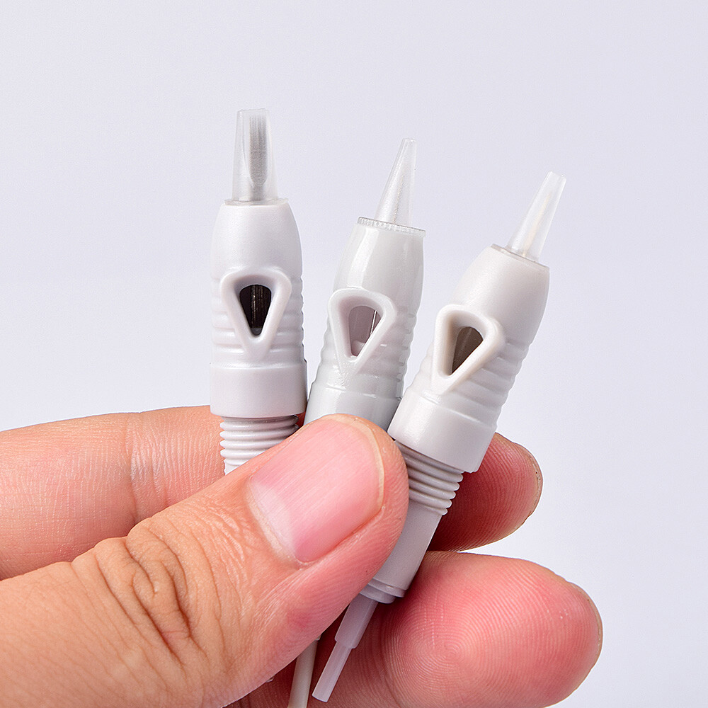 50PCS Eyebrow cartridge Needles Sterilized Tattoo Permanent Makeup Needles Tips