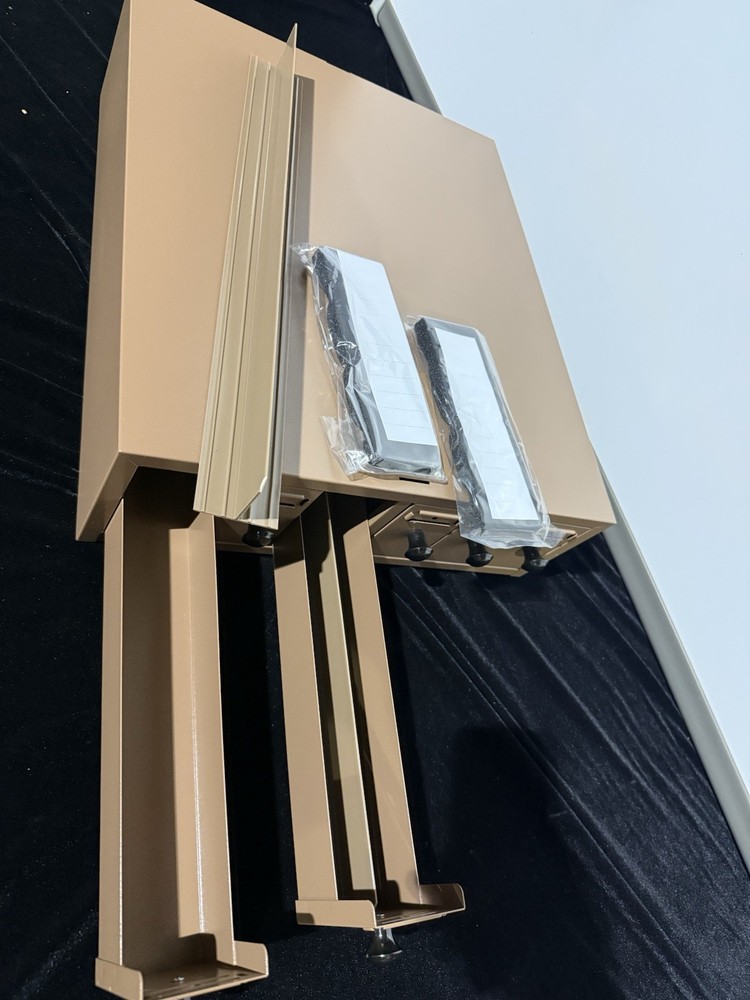 Microscope Slide Storage Cabinet, Metal, Stackable, Tan