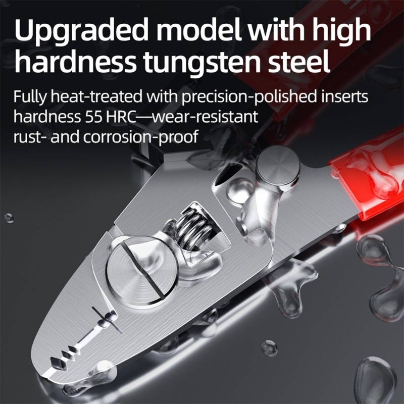 6 Function Fiber Opt Cable Tool With Ergonomic Handle For Telecom Engineers