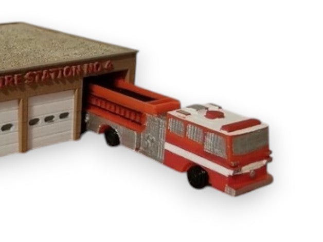Fire Engine Kit - Basic - N Scale - Red
