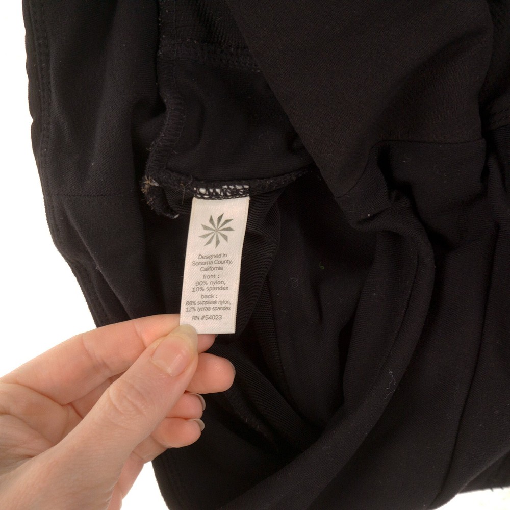 Athleta Black Skinny Pants Womens 4 Pull On