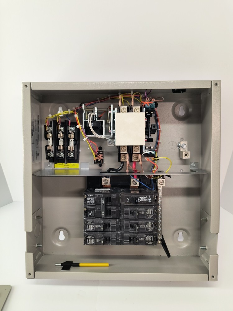 Generac 50 Amp 8-Circuit Transfer Switch Panel w/ Breakers