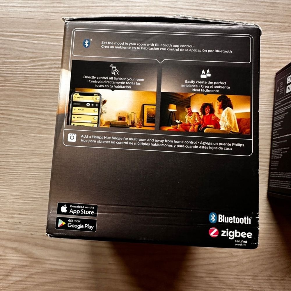 Philips Hue Smart Lighting Bundle A19 Bulbs + Color Lightstrip Plus