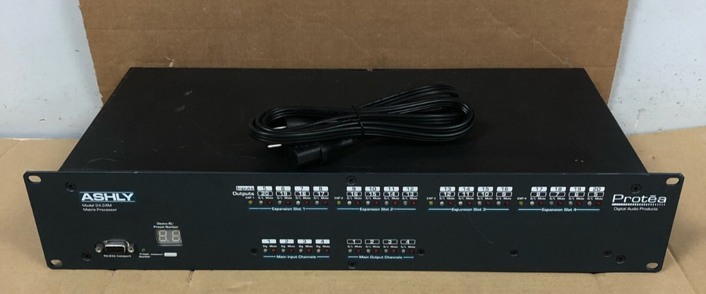 Ashly Protea 24.24M Matrix Processor W/POWER CORD (TESTED)