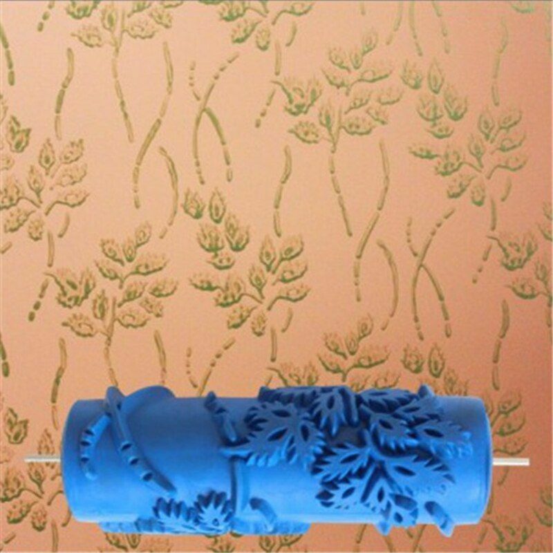 5inch Embossed Paint Roller Wall Texture l Brush Floral Pattern Decoration
