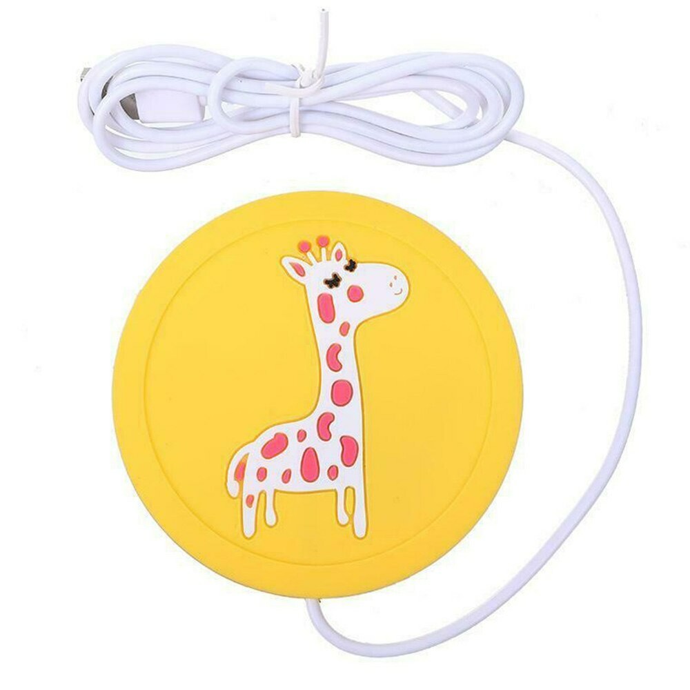 USB Power Supply Tea Coffee Cup Mug Warmer Heating Cup Mat Pad Coasters