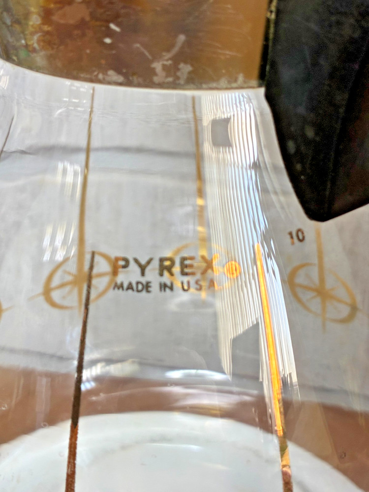 PYREX Compass Electric Server Warming Plate w/Glass Coffee Carafe #CECC ~ TESTED