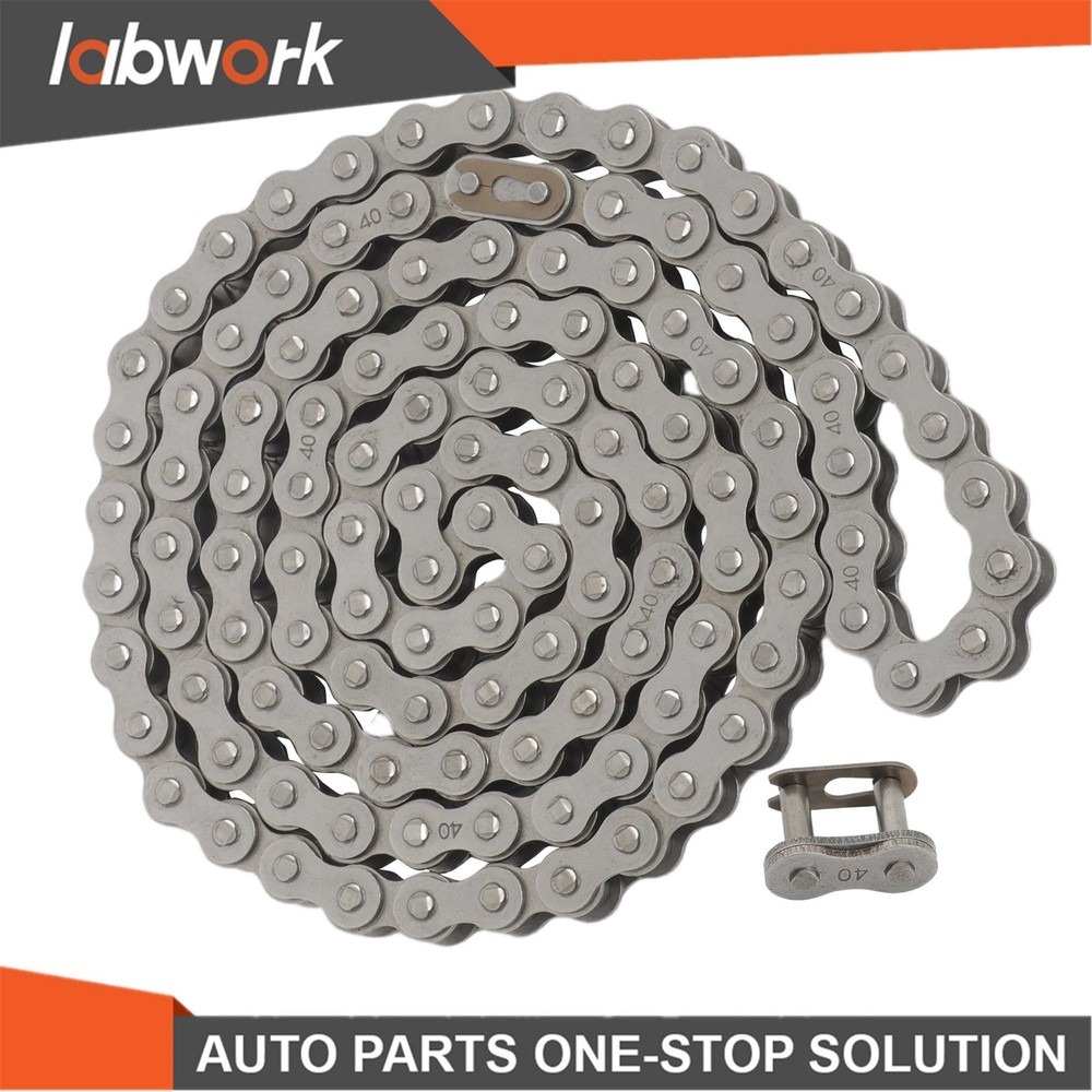 Labwork 5 Feet of #40 Roller Chain Includes 2 Free Connecting Links