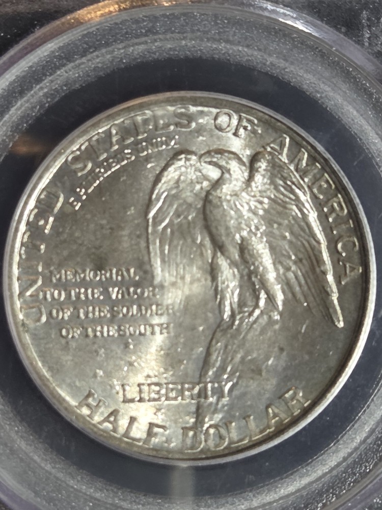1925 Stone Mountain 50c Half Dollar PCGS MS65 Toned