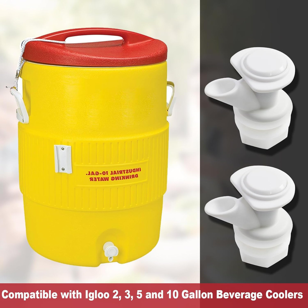 Push Button Water Spigot, Reusable Push Button Water Spigot - 5 Pack