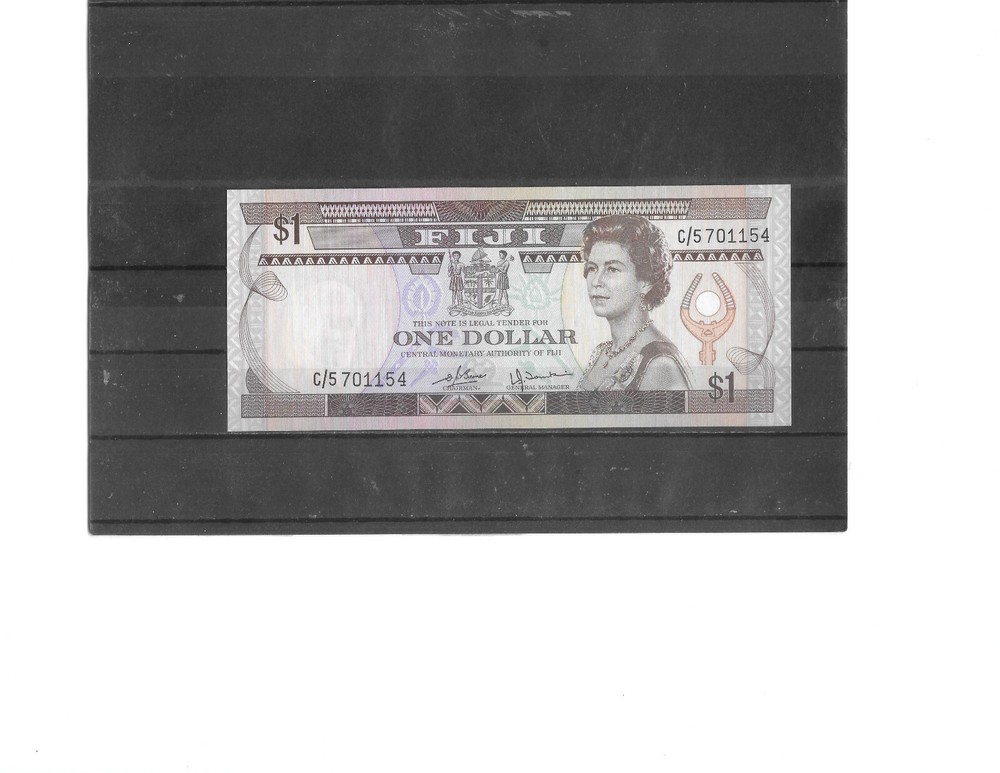 Fiji 1 dollar  P-76  1980  UNC