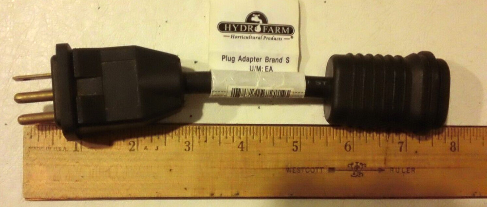 BAASP Hydrofarm Adapter Lamp plug Adapter
