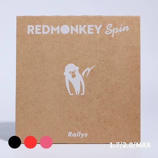 Rallys REDMONKEY Spin Red MAX Table Tennis Rubber Japan Made New