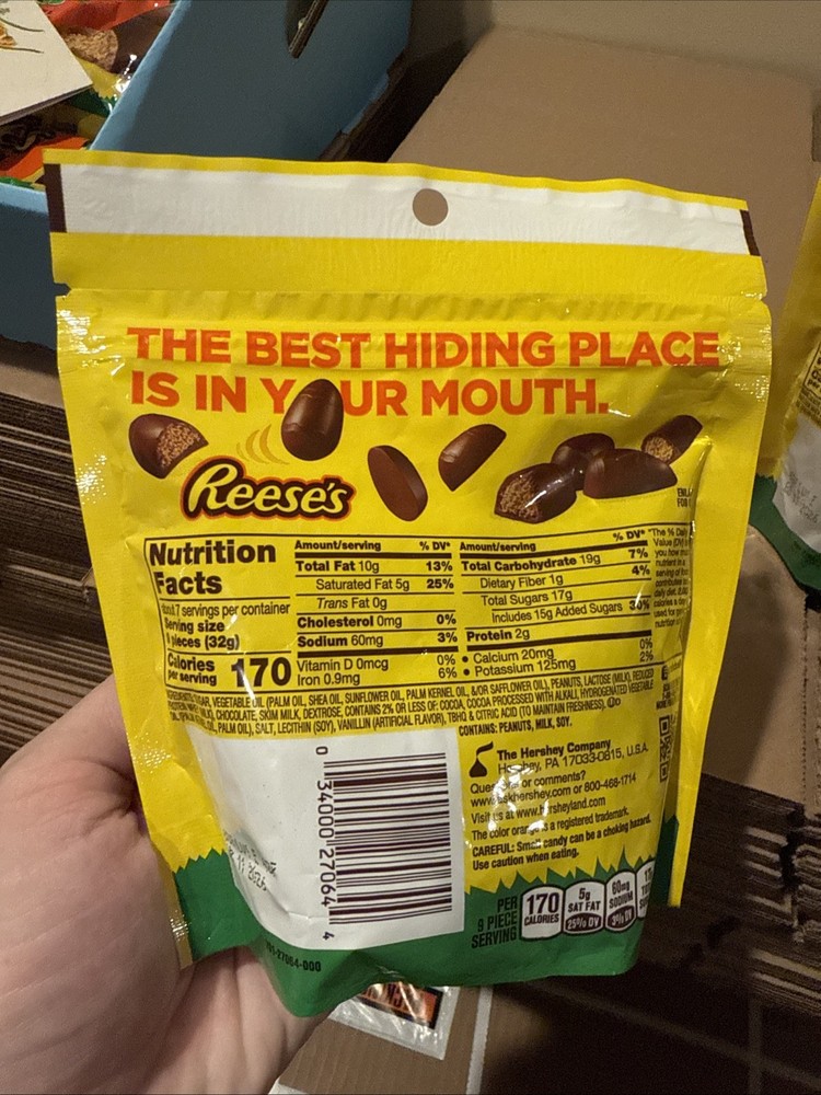 2 PACK Reeses Peanut Butter Mini Eggs Unwrapped 20 Ounce EASTER TREAT!