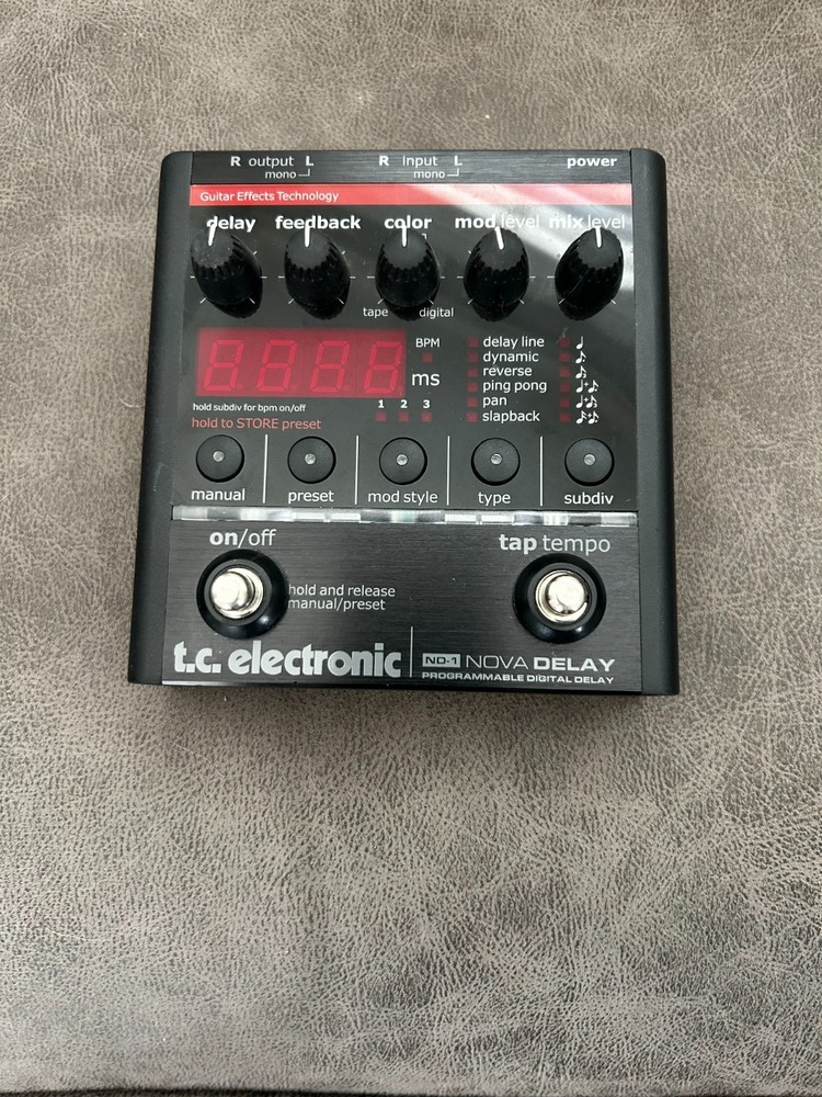 TC Electronic ND-1 Nova Delay Guitar Effect Pedal