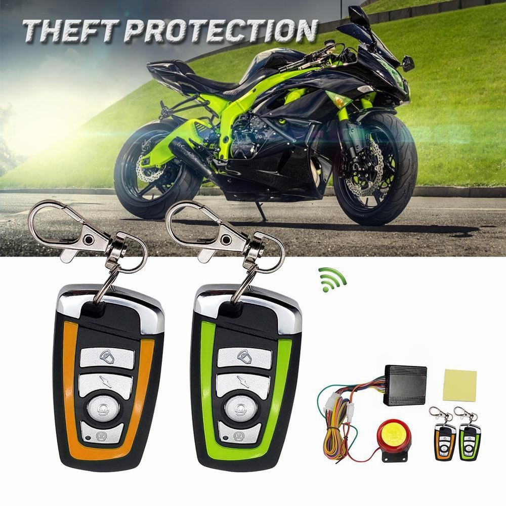 Anti-Theft Security Alarm System Remote Control Engine Start Motor Scooter US
