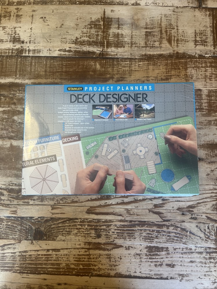 Vintage 1988 Stanley Deck Designer Project Planner