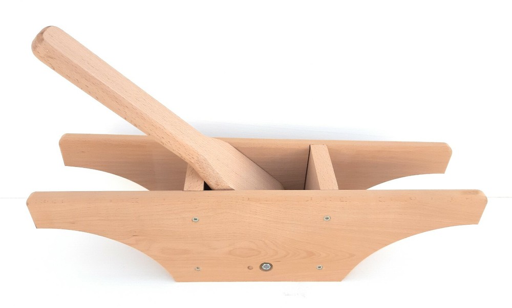 Handcrafted Beech Wood Olive Crusher