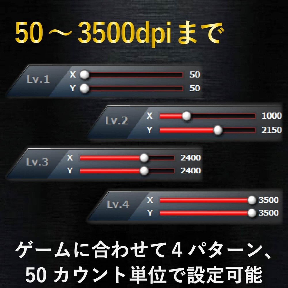ELECOM USB gaming mouse [DUX] wired 14 button 3500dpi Hardware macro compat
