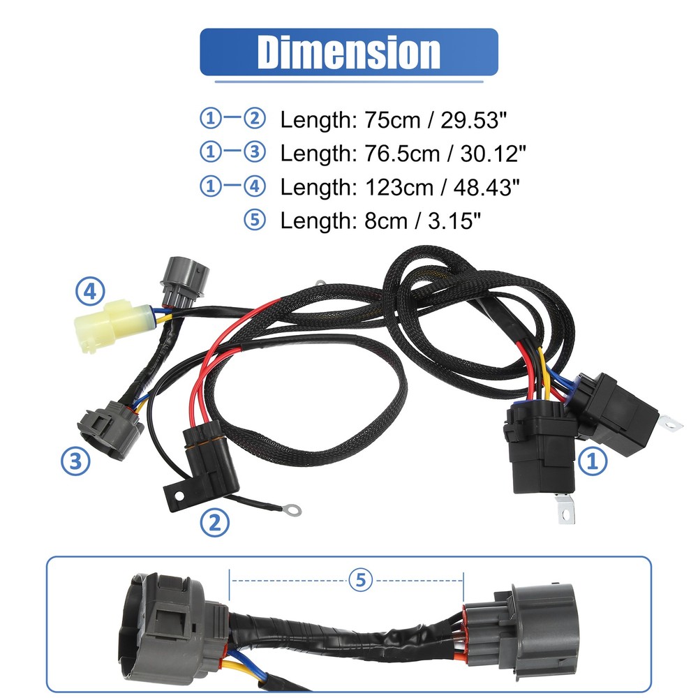 Angle Sensor Computer Bypass Wire Single Custom for Honda Rancher 350 2000-2006
