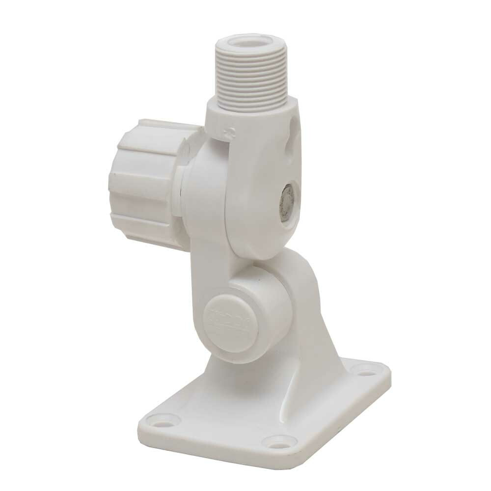 SeaDog Line Boat Antenna Mount 329100 | Glossy White Plastic