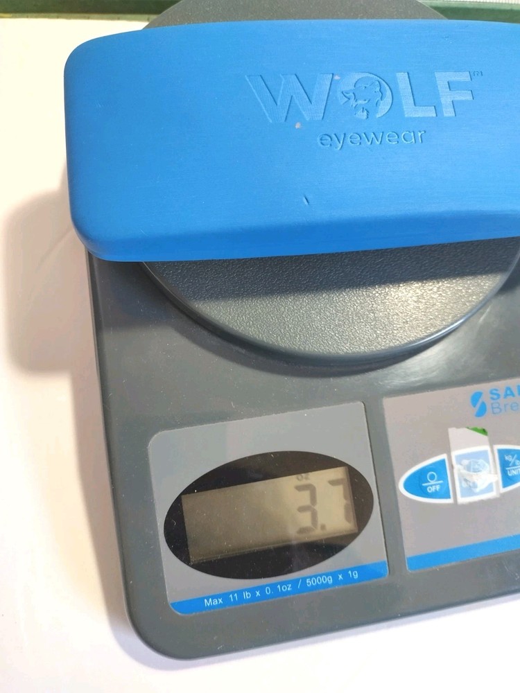 Andy Wolf Eyewear Case & Cleaning Cloth Blue