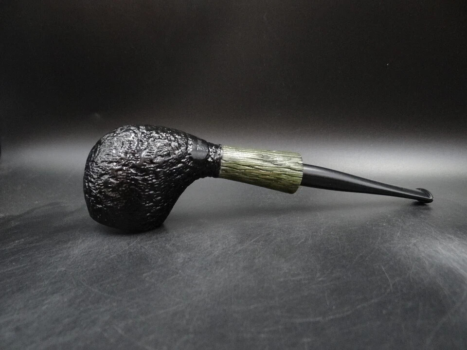 TURKIEWICZ BLACK OAK (MORTA) HAND MADE RHODESIAN PIPE 9U