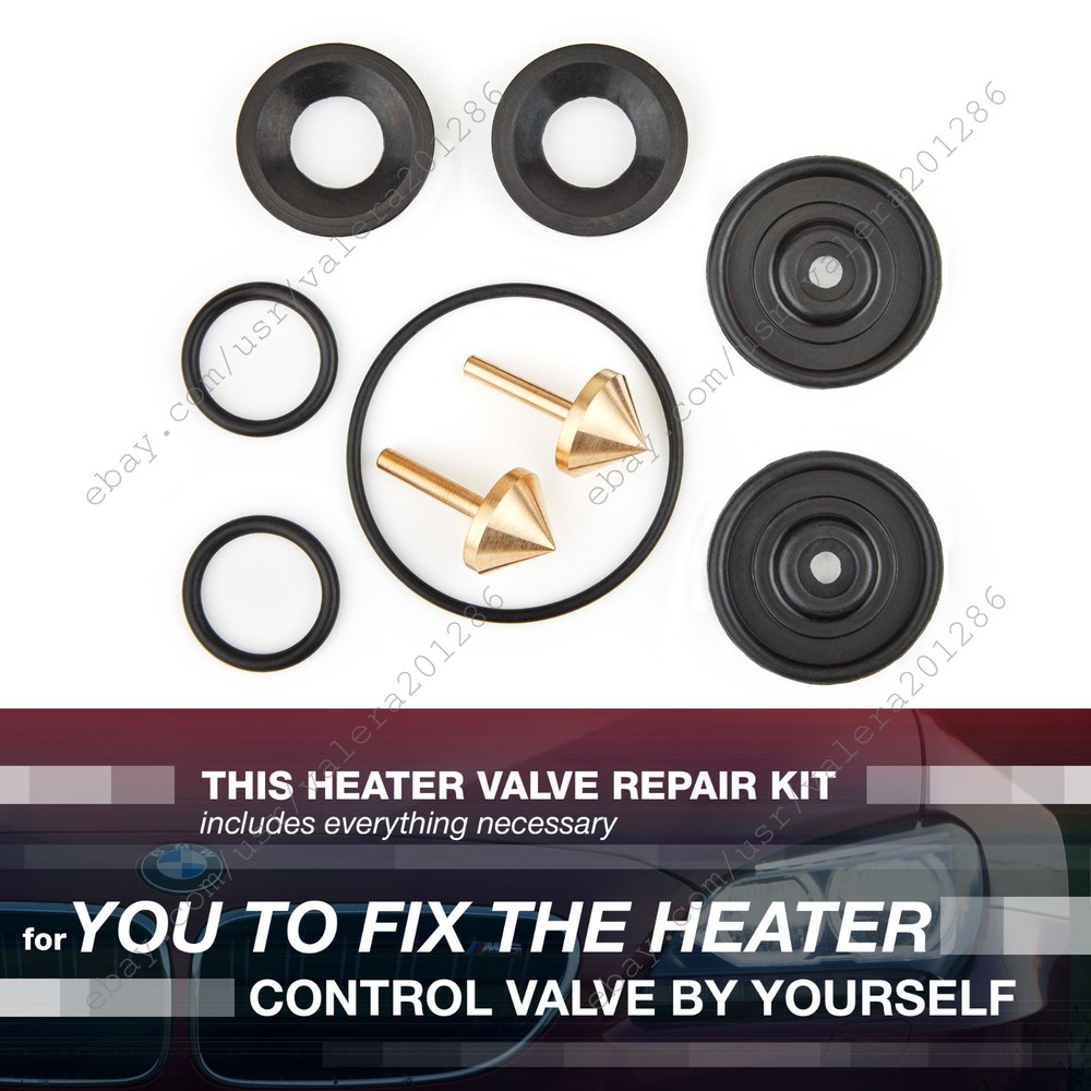 BMW Heater Valve Repair Kit E39, E38, E53, E34, E32, E31, E65, E66, E60, E61