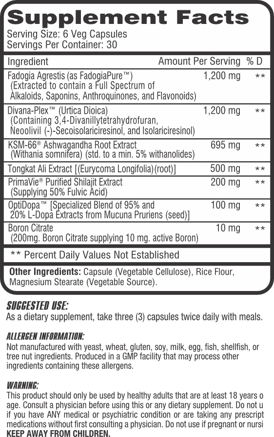 Competitive Edge Labs M-Test Lean Muscle, Strength Builder, Test Booster