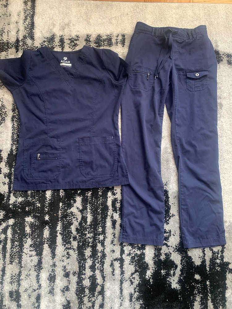 Adar Navy scrub set xsmall