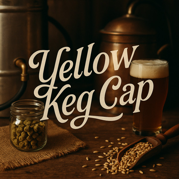 LD Carlson Yellow Keg Cap