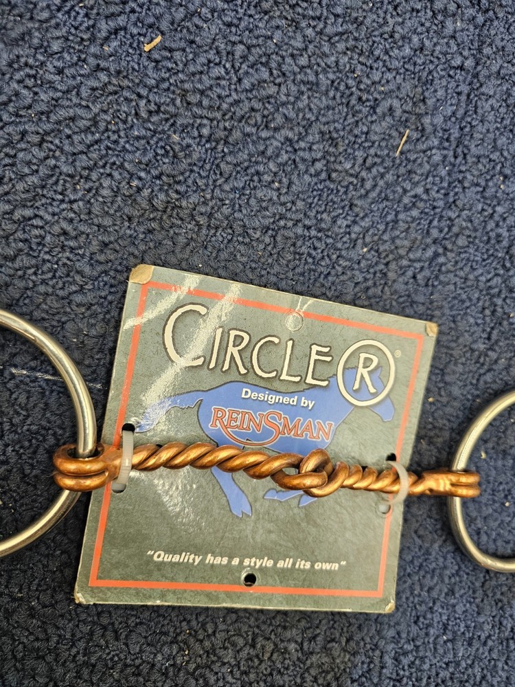 Reinsman Circle R CR115 All Around Light Ring Snaffle Bit