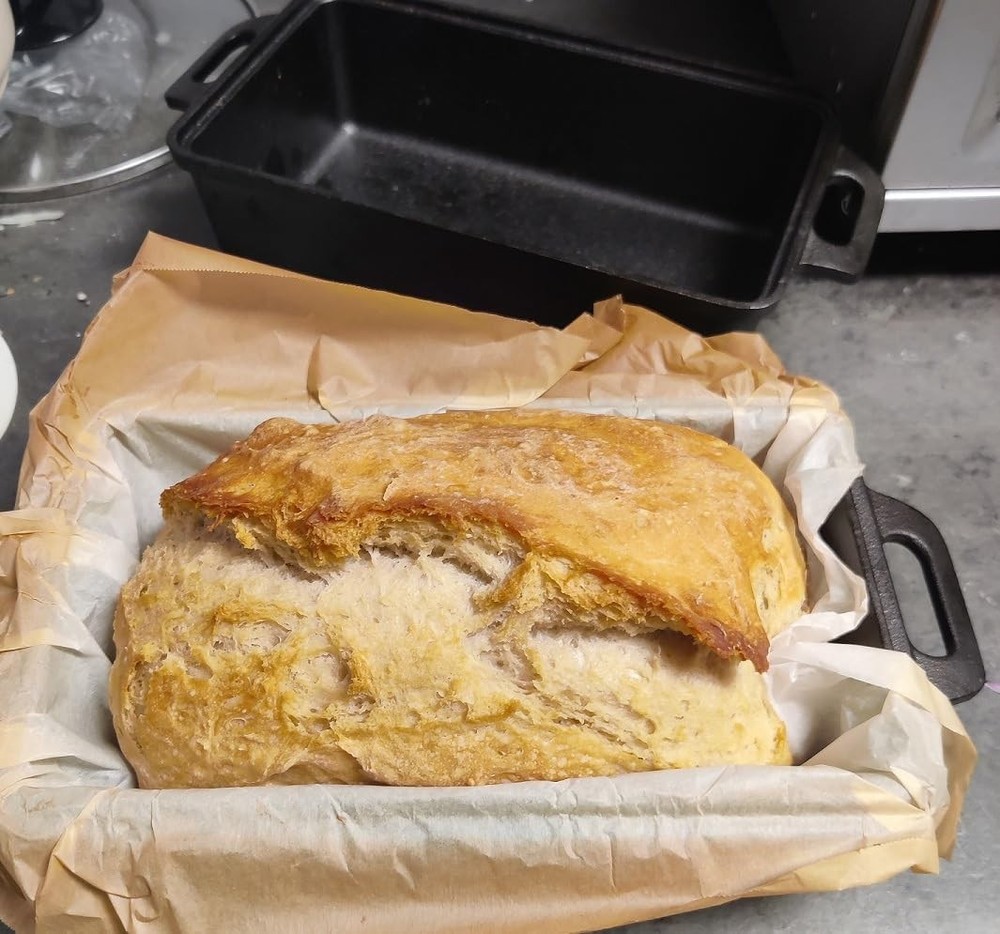 2-In-1 Cast Iron Oven Pan 9"x5"Durable Loaf Pans Rectangular Baking