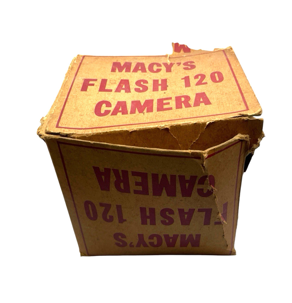 Vintage Macy’s 120 Flash Box Camera-Not Tested