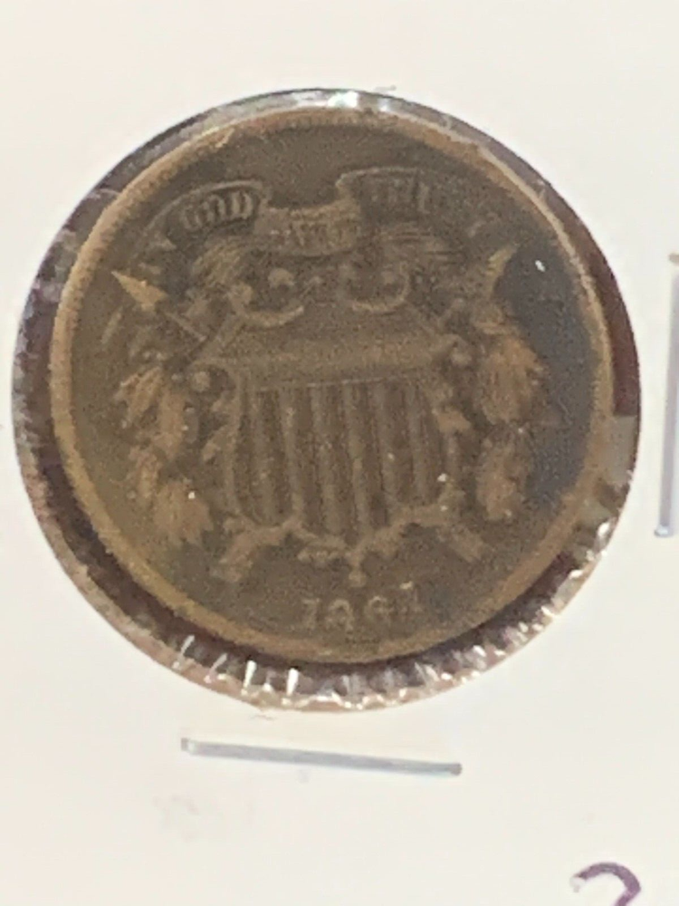 1864 Two Cent Piece Full Motto