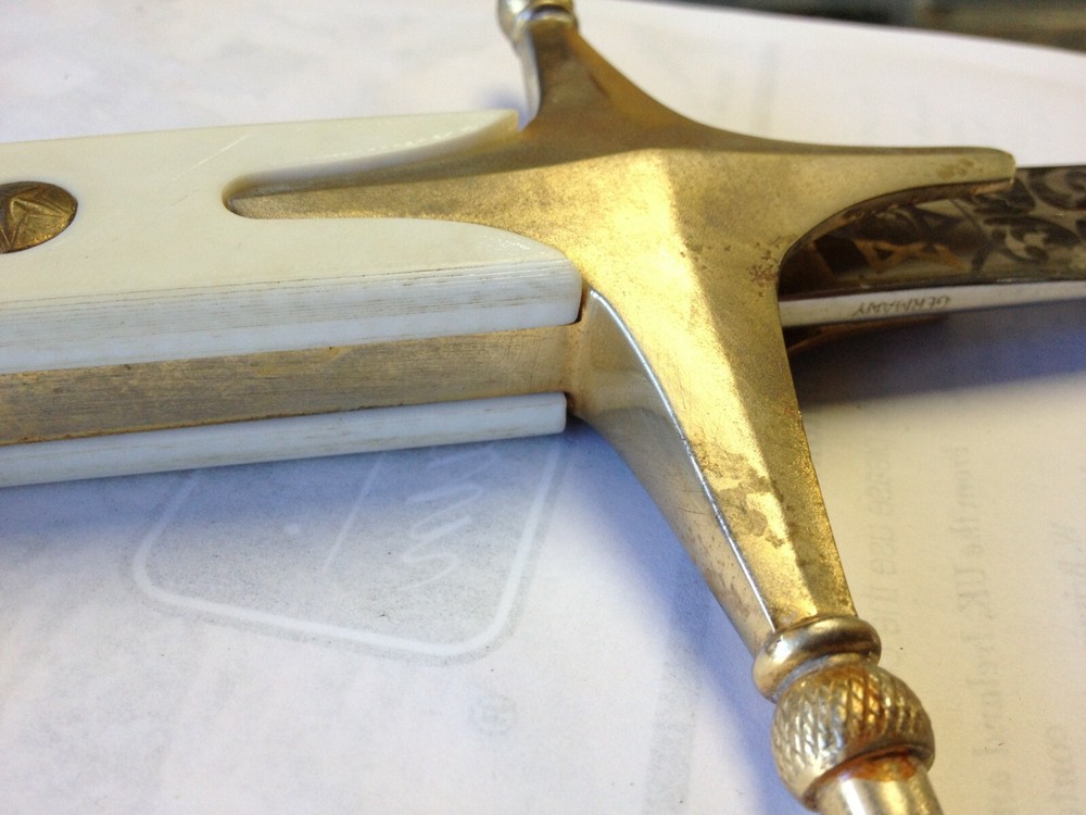 USMC Mameluke Replica Plastic Sword Grips (Pair)