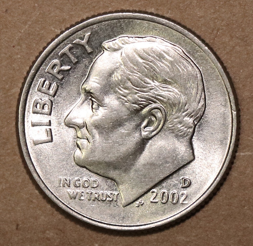 2002 D Roosevelt Dime BU