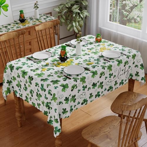 St Patricks Day Tablecloth Rectangle 52x70 Inch, 70" x 52" (Rectangular)
